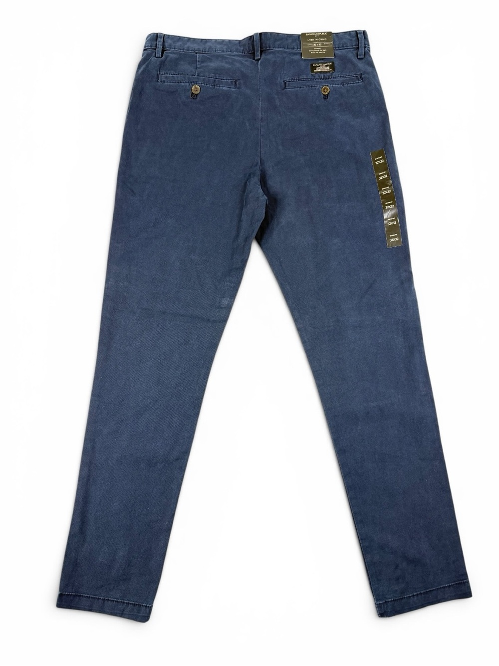Banana Republic NWT Lived-In Skinny Chino Pants Navy Men’s 32x32 - Picture 2 of 11